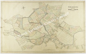 Historic map of Rand and Crakehall 1850